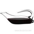 duck shape clear glass decanter for champagne